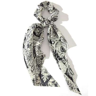 Paisley Print Scarf Hair Tie