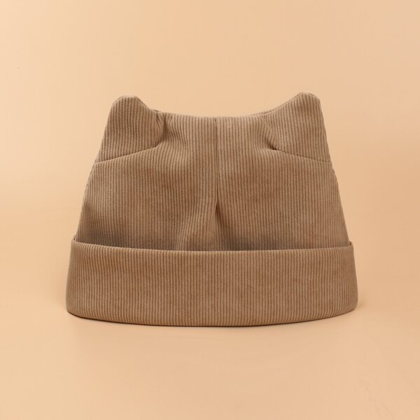 

Ear Decor Docker Hat, Khaki