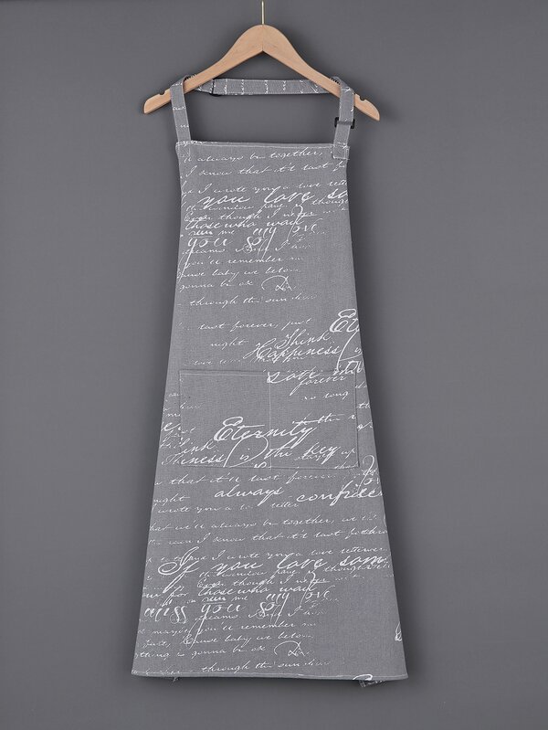 Letter Graphic Apron