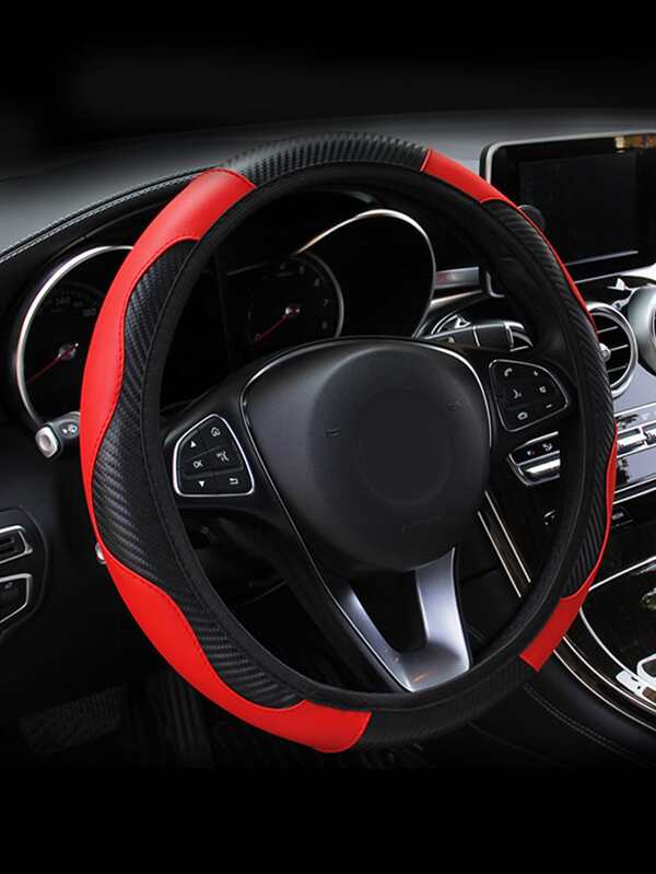 Color Block Car Steering Wheel Cover SHEIN USA