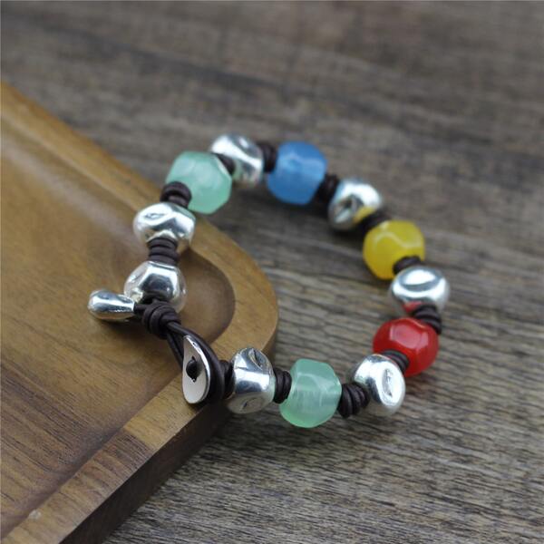 

Colorful Beaded Bracelet, Multicolor