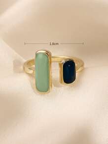 Andkiss Alloy Cuff Ring - Multicolor - View 4