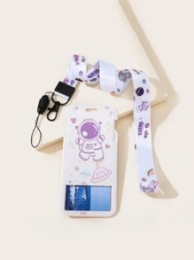 卡通圖形卡片支架，輕巧便攜信用卡ID卡，白領女性禮物，適用於女性節日，周年紀念日和生日禮物，禮品配件，禮品照片卡片支架 - 彩色 - 查看 3