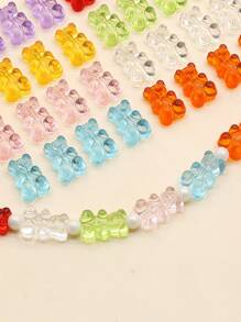 32入組卡通小熊DIY首飾配件 - 彩色 - 查看 5