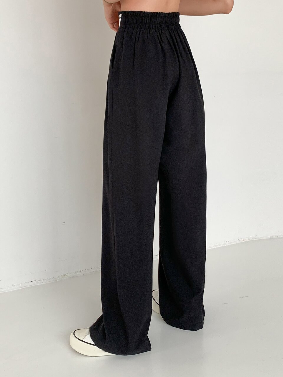 Letter Graphic Asymmetrical Waist Pants