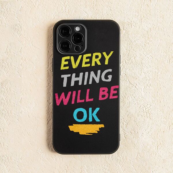 

Letter Graphic Phone Case, Multicolor