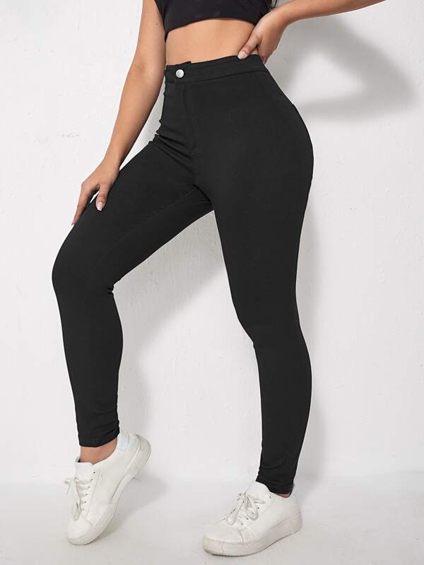 Rivivi Women Casual Solid Color Slim Fit Pants Y2k Fall Cloth For Women
