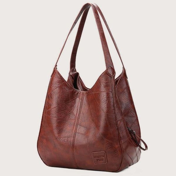 

Minimalist Large Capacity Tote Bag, Brown