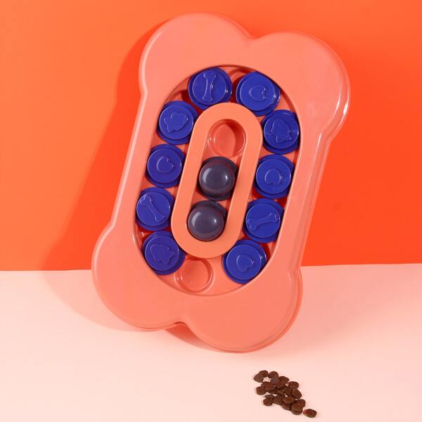 

1pc Pet Food Leaking Toy, Watermelon pink
