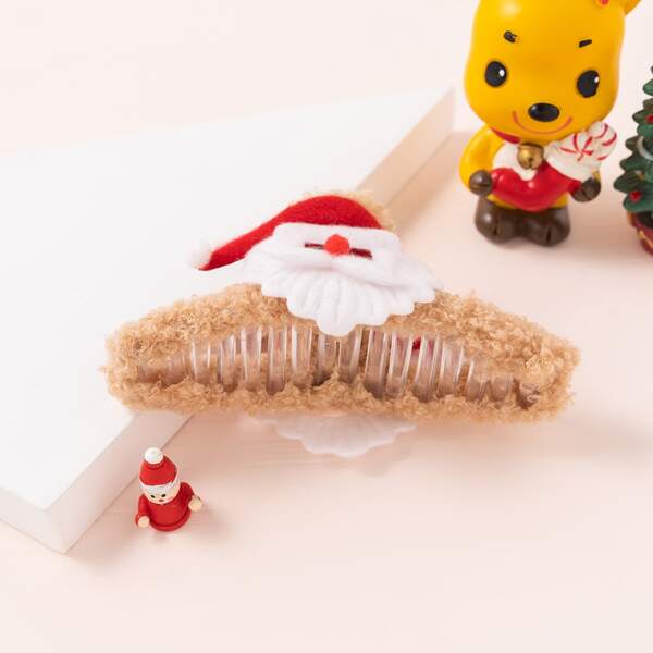 

Christmas Santa Claus Decor Hair Claw, Multicolor