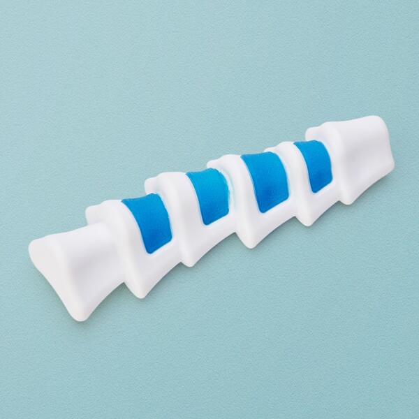 

1pc Tow Tone Pet Chew Toy, Blue and white