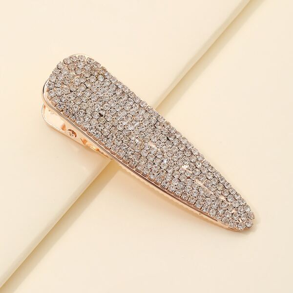 

Rhinestone Decor Hair Clip, Gold