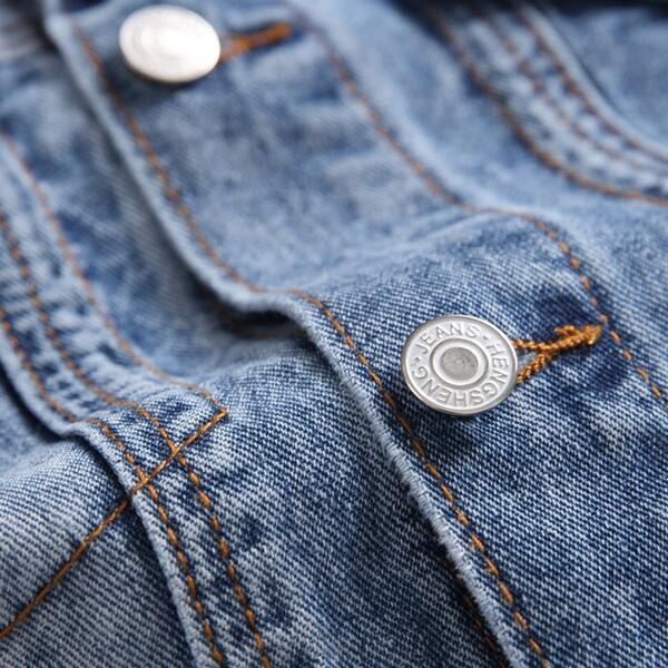 

Men Ripped Frayed Bleach Wash Denim Jacket, Light wash