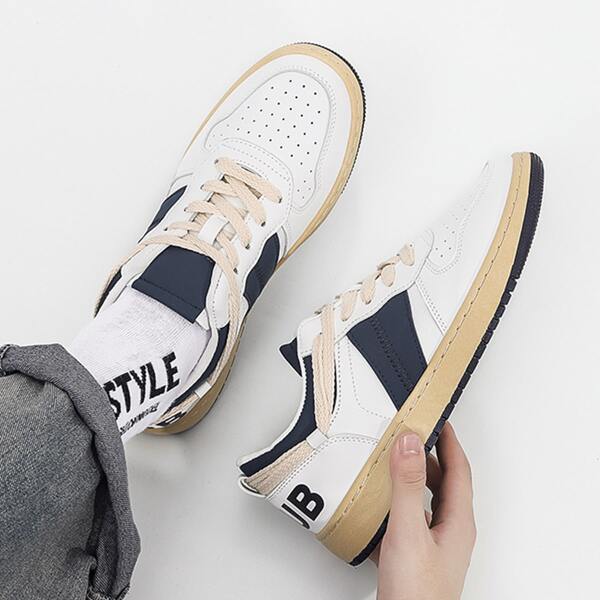 

Men Hollow Out Skate Shoes, White
