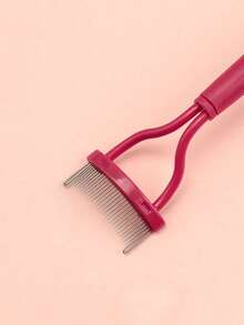 1pc Foldable Eyelash Brush - Hot Pink - View 4