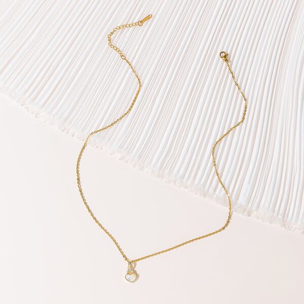 

Heart Pendant Necklace, Gold