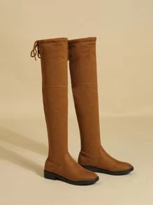 Minimalist Tie Back Sock Boots