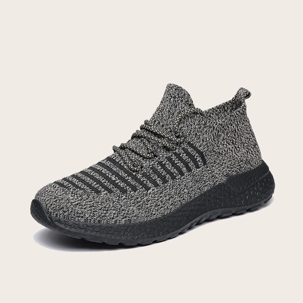 

Men Colorblock Lace Up Front Sneakers, Grey