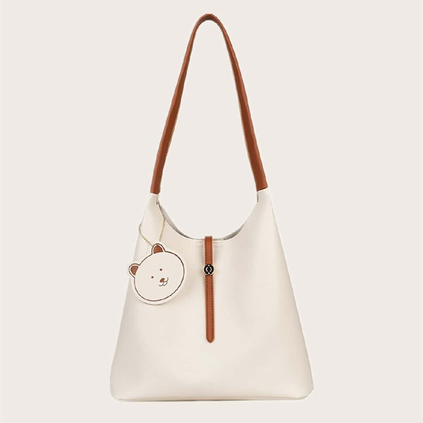 

Minimalist Large Capacity Tote Bag, White