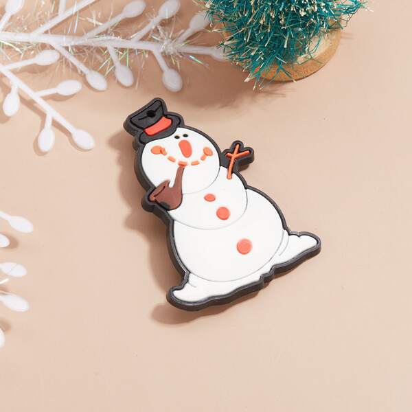 

Christmas Snowman Brooch, Multicolor