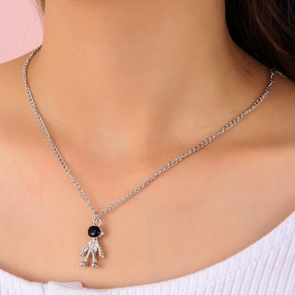 

Astronaut Pendant Necklace, Multicolor