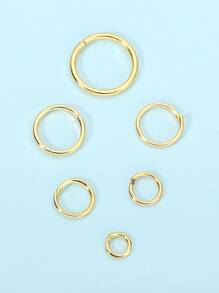 1box Open Jump Rings Split Rings Jewelry Making Kit For DIY Jewelry Making Accessories Supplies - Yellow Gold - View 3