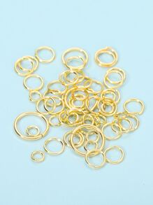 1box Open Jump Rings Split Rings Jewelry Making Kit For DIY Jewelry Making Accessories Supplies - Yellow Gold - View 4