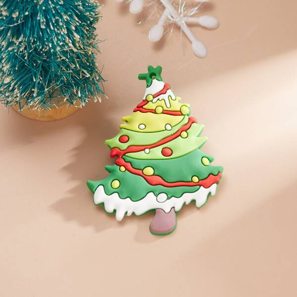 

Christmas Tree Brooch, Multicolor
