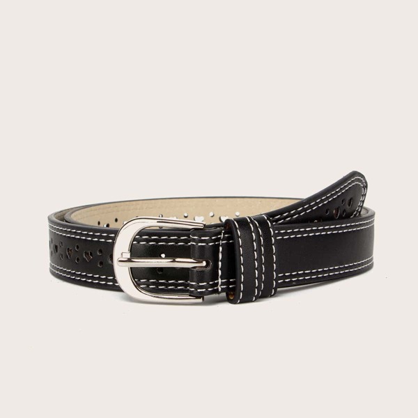 

PU Buckle Belt, Black