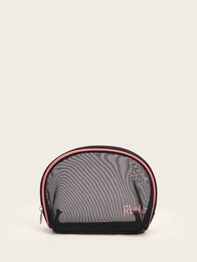 ROMWE Trousse de maquillage en filet