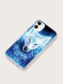 Etui na telefon z motywem wilka - Wielokolorowe - Zobacz 2