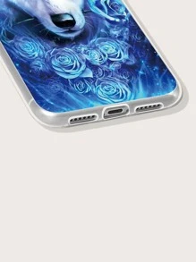 Etui na telefon z motywem wilka - Wielokolorowe - Zobacz 3