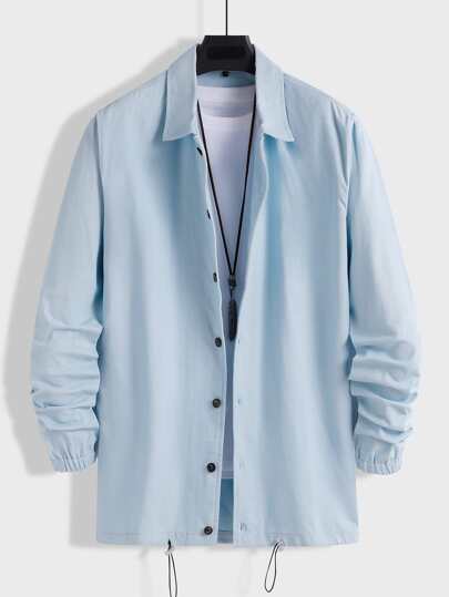 Manfinity Men Drawstring Hem Jacket Without Tee