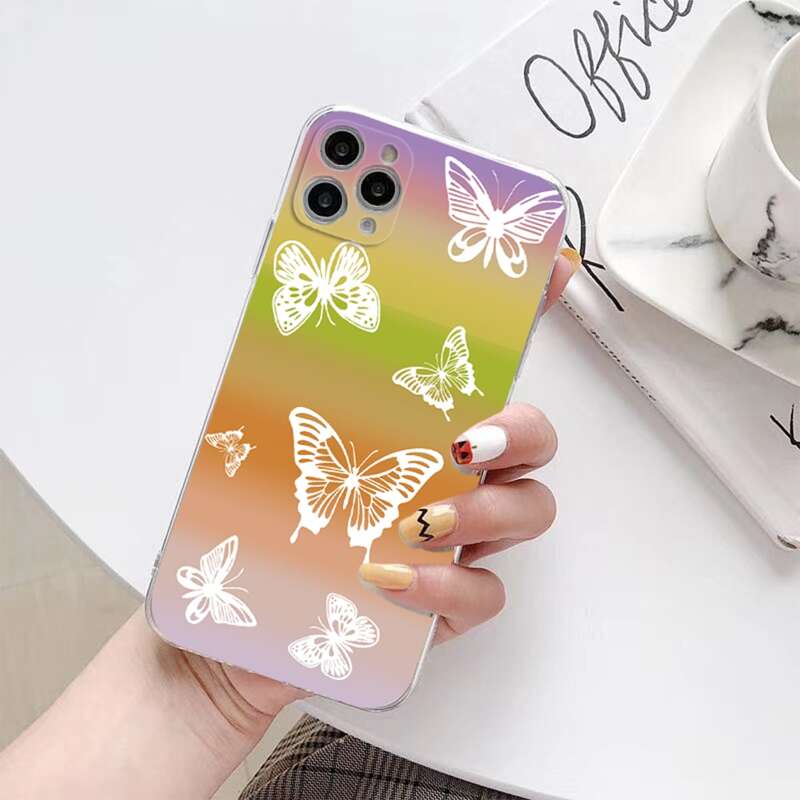 

Butterfly Pattern Phone Case, Multicolor