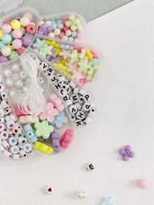 女孩釘珠和星星DIY首飾配件套裝 - 彩色 - 查看 2