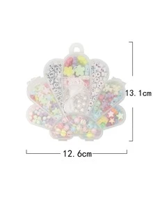 女孩釘珠和星星DIY首飾配件套裝 - 彩色 - 查看 3