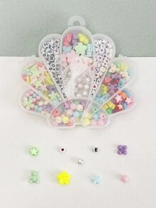 女孩釘珠和星星DIY首飾配件套裝 - 彩色 - 查看 5