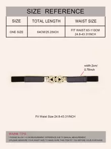 Party Rhinestone Decor Belt Summer, School Fall, Autumn, Halloween - Black - View 4