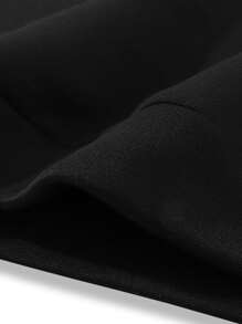 Manfinity Áo nỉ Nam Lá thư Giải trí - màu đen - Xem 4