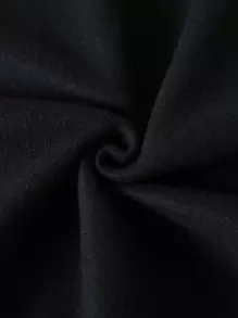 Hoodie Lá thư & In Gấu Lót nhiệt - màu đen - Xem 4