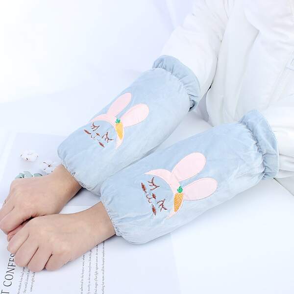 

1pair Cartoon Graphic Random Color Oversleeve, Multicolor