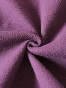 INAWLY 袋鼠口袋保暖内衬抽绳保暖内衬连帽衫，长袖上衣 - 紫色 - 查看 4