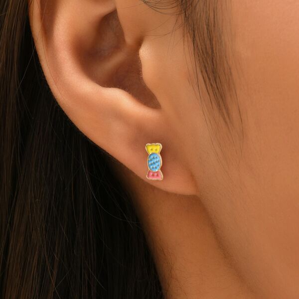 

Candy Stud Earrings, Multicolor