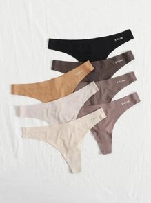 7packs No Show Sexy Panties Set - Multicolor - View 3