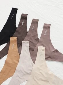 7packs No Show Sexy Panties Set - Multicolor - View 5