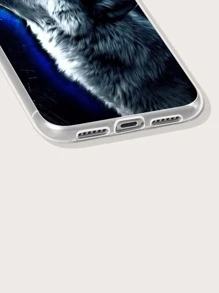 Capa de telefone padrão Wolf - Multicolorido - Visão 3