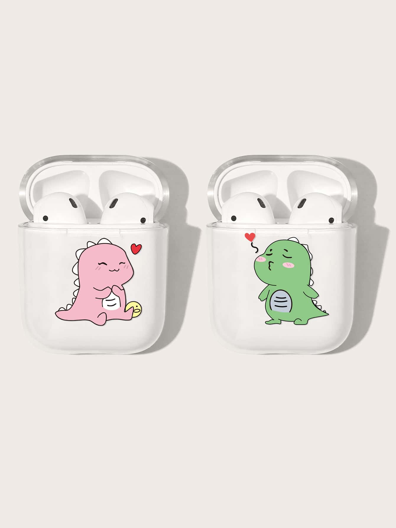 chiếc Cặp đôi Mô hình Khủng long Tương thích với AirPods - Nhiều màu - Xem 1