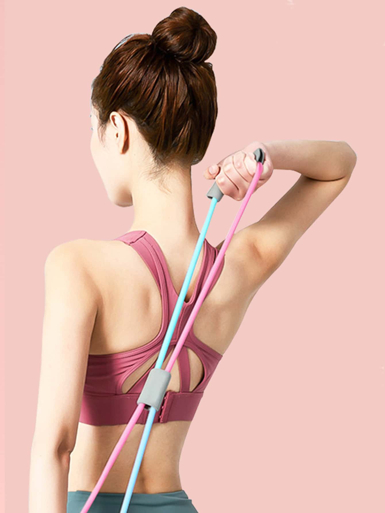 Pull Rope Muscle Training Resistance Band - Multicolor - View 1