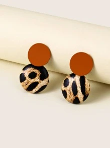 Leopard Pattern Earrings