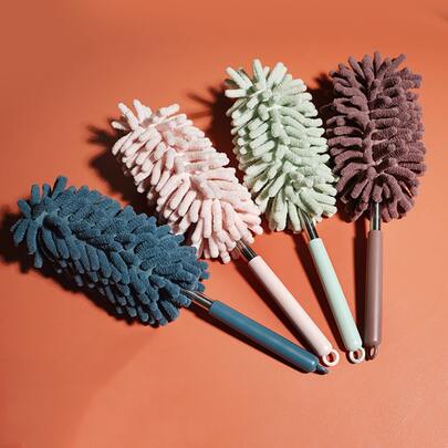 Zazumi 1 cái Khăn lau lông vũ có thể thu vào màu ngẫu nhiên